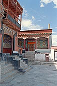 Ladakh - Matho, the various halls of the gompa are arranged around a courtyard